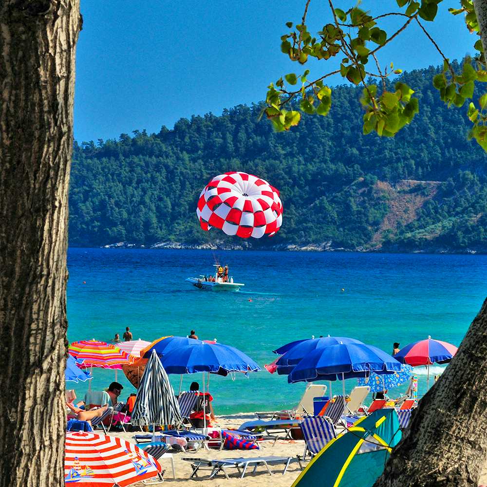 Photo Caption: Experience fun water sports in Golden Beach
